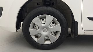 Used 2018 Maruti Suzuki Wagon R 1.0 [2010-2019] LXi Petrol Manual tyres LEFT FRONT TYRE RIM VIEW