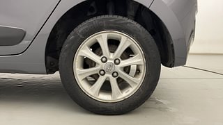 Used 2014 Hyundai Grand i10 [2013-2017] Asta 1.2 Kappa VTVT Petrol Manual tyres LEFT REAR TYRE RIM VIEW