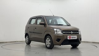 Used 2019 Maruti Suzuki Wagon R 1.0 [2019-2022] VXI AMT Petrol Automatic exterior RIGHT FRONT CORNER VIEW