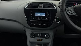 Used 2022 Tata Tigor Revotron XZ CNG Petrol+cng Manual interior MUSIC SYSTEM & AC CONTROL VIEW