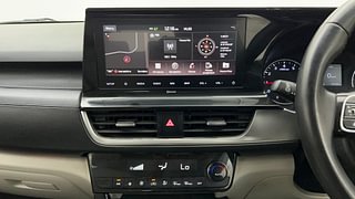 Used 2019 Kia Seltos HTX G Petrol Manual interior MUSIC SYSTEM & AC CONTROL VIEW