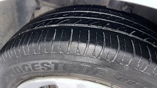 Used 2017 Hyundai Xcent [2017-2019] E+ CNG (Outside Fitted) Petrol+cng Manual tyres LEFT FRONT TYRE TREAD VIEW
