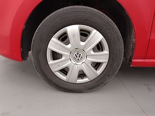 Used 2011 Volkswagen Polo [2010-2014] Trendline 1.2L (P) Petrol Manual tyres LEFT FRONT TYRE RIM VIEW