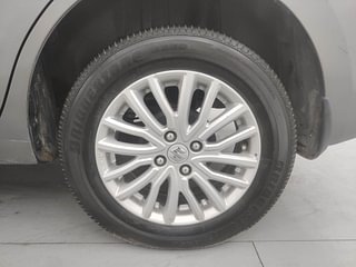 Used 2017 Maruti Suzuki Dzire [2017-2020] ZXi AMT Petrol Automatic tyres LEFT REAR TYRE RIM VIEW