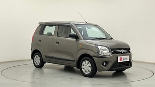 Used 2021 Maruti Suzuki Wagon R 1.0 [2019-2022] LXI CNG Petrol+cng Manual exterior RIGHT FRONT CORNER VIEW