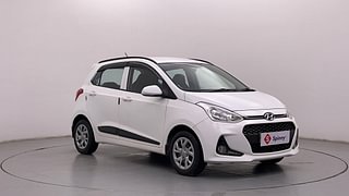 Used 2019 Hyundai Grand i10 [2017-2020] Sportz 1.2 Kappa VTVT Petrol Manual exterior RIGHT FRONT CORNER VIEW