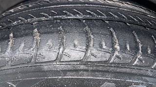 Used 2015 Maruti Suzuki Celerio VXI CNG Petrol+cng Manual tyres LEFT FRONT TYRE TREAD VIEW