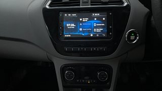 Used 2021 Tata Tigor Revotron XZ+ Petrol Manual interior MUSIC SYSTEM & AC CONTROL VIEW