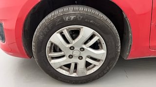 Used 2014 Maruti Suzuki Swift Dzire ZXI Petrol Manual tyres LEFT FRONT TYRE RIM VIEW