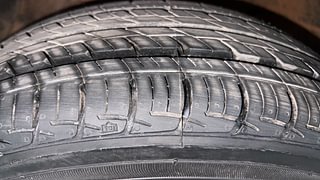 Used 2015 Hyundai Grand i10 [2013-2017] Sportz 1.2 Kappa VTVT Petrol Manual tyres LEFT FRONT TYRE TREAD VIEW