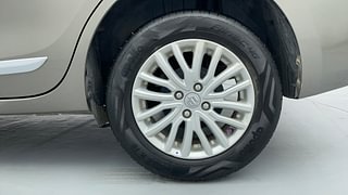 Used 2022 maruti-suzuki Dzire ZXI AMT Petrol Automatic tyres LEFT REAR TYRE RIM VIEW