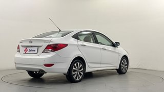 Used 2013 Hyundai Verna [2011-2015] Fluidic 1.6 VTVT SX Petrol Manual exterior RIGHT REAR CORNER VIEW