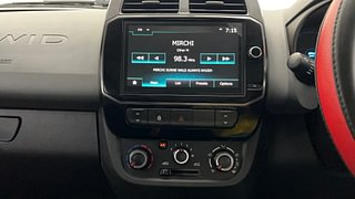 Used 2021 renault Kwid 1.0 RXT Opt Petrol Manual interior MUSIC SYSTEM & AC CONTROL VIEW
