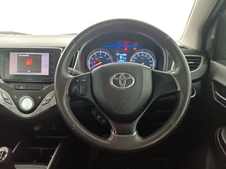 Used 2021 Toyota Glanza [2019-2022] V Petrol Manual interior STEERING VIEW