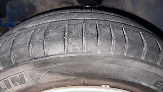 Used 2013 Hyundai Eon [2011-2018] Magna + Petrol Manual tyres LEFT FRONT TYRE TREAD VIEW