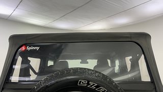 Used 2020 Mahindra Thar LX 4 STR Convertible Diesel AT Diesel Automatic exterior BACK WINDSHIELD VIEW