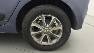 Used 2014 Hyundai Grand i10 [2013-2017] Asta 1.2 Kappa VTVT (O) Petrol Manual tyres LEFT REAR TYRE RIM VIEW