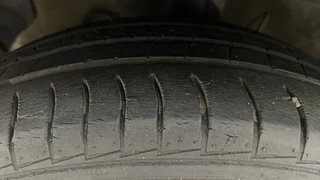 Used 2019 Hyundai New Santro 1.1 Sportz MT Petrol Manual tyres LEFT FRONT TYRE TREAD VIEW