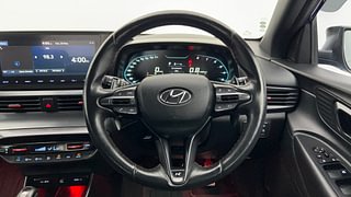 Used 2022 Hyundai i20 N Line N8 1.0 Turbo DCT Dual Tone Petrol Automatic interior STEERING VIEW