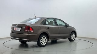 Used 2016 Volkswagen Vento [2015-2019] Highline Petrol AT Petrol Automatic exterior RIGHT REAR CORNER VIEW