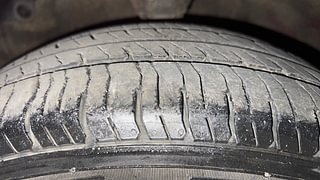 Used 2014 Hyundai Eon [2011-2018] Sportz Petrol Manual tyres LEFT FRONT TYRE TREAD VIEW