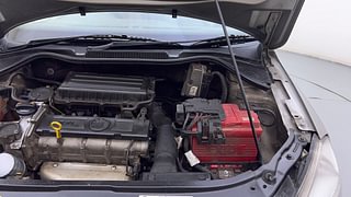 Used 2015 Skoda Rapid [2014-2016] 1.6 MPI Style Plus Petrol Manual engine ENGINE LEFT SIDE HINGE & APRON VIEW