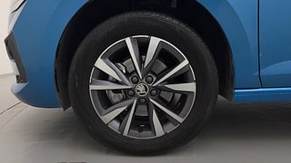 Used 2024 Skoda Slavia Style 1.0L TSI AT Petrol Automatic tyres LEFT FRONT TYRE RIM VIEW