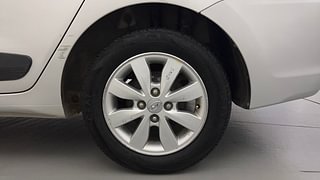 Used 2015 Hyundai Xcent [2014-2017] S (O) Petrol Petrol Manual tyres LEFT REAR TYRE RIM VIEW