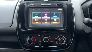 Used 2017 Renault Kwid [2015-2019] 1.0 RXT AMT Petrol Automatic interior MUSIC SYSTEM & AC CONTROL VIEW