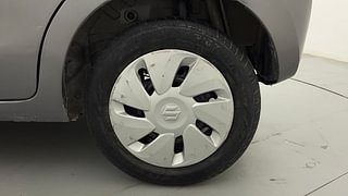 Used 2014 Maruti Suzuki Celerio VXI Petrol Manual tyres LEFT REAR TYRE RIM VIEW