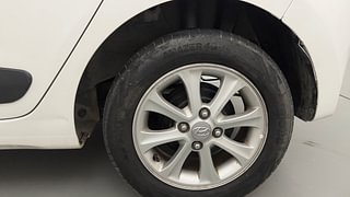 Used 2014 Hyundai Grand i10 [2013-2017] Asta 1.2 Kappa VTVT Petrol Manual tyres LEFT REAR TYRE RIM VIEW