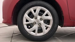 Used 2018 Hyundai Grand i10 [2017-2020] Sportz 1.2 Kappa VTVT Petrol Manual tyres LEFT FRONT TYRE RIM VIEW