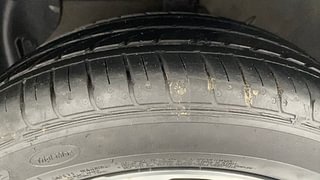 Used 2021 Hyundai Aura SX 1.2 Petrol Petrol Manual tyres LEFT FRONT TYRE TREAD VIEW