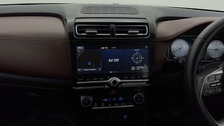 Used 2021 Hyundai Alcazar Platinum 7 STR 1.5 Diesel MT Diesel Manual interior MUSIC SYSTEM & AC CONTROL VIEW