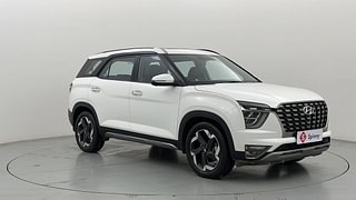 Used 2021 Hyundai Alcazar Platinum 7 STR 1.5 Diesel MT Diesel Manual exterior RIGHT FRONT CORNER VIEW