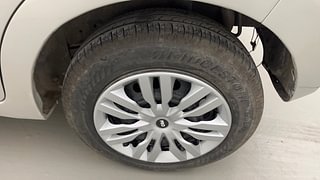 Used 2014 Maruti Suzuki Celerio VXI AMT Petrol Automatic tyres LEFT REAR TYRE RIM VIEW