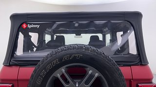 Used 2022 mahindra Thar LX 4 STR Convertible Petrol AT 4WD Petrol Automatic exterior BACK WINDSHIELD VIEW