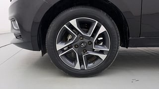 Used 2022 Tata Tiago XZA+ AMT Petrol Automatic tyres LEFT FRONT TYRE RIM VIEW