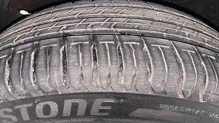 Used 2022 Maruti Suzuki New Ertiga [2018-2022] ZXI AT Petrol Automatic tyres LEFT FRONT TYRE TREAD VIEW