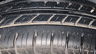 Used 2014 Datsun GO [2014-2019] T Petrol Manual tyres LEFT REAR TYRE TREAD VIEW