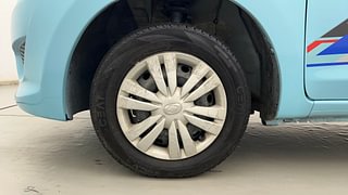 Used 2014 Datsun GO [2014-2019] T Petrol Manual tyres LEFT FRONT TYRE RIM VIEW