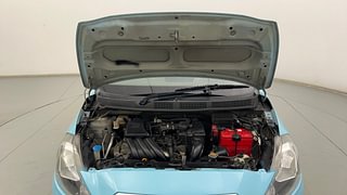 Used 2014 Datsun GO [2014-2019] T Petrol Manual engine ENGINE & BONNET OPEN FRONT VIEW