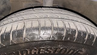 Used 2015 Hyundai Grand i10 [2013-2017] Asta AT 1.2 Kappa VTVT Petrol Automatic tyres LEFT FRONT TYRE TREAD VIEW