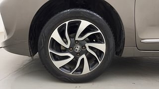 Used 2019 Toyota Glanza [2019-2022] G Petrol Manual tyres LEFT FRONT TYRE RIM VIEW