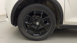 Used 2018 Maruti Suzuki Ignis [2017-2020] Alpha AMT Petrol Petrol Automatic tyres LEFT FRONT TYRE RIM VIEW