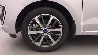 Used 2020 Ford Figo Aspire [2019-2021] Titanium Plus 1.2 Ti-VCT Petrol Manual tyres LEFT FRONT TYRE RIM VIEW
