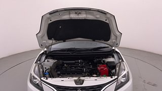 Used 2017 Maruti Suzuki Baleno [2015-2019] Delta Petrol Petrol Manual engine ENGINE & BONNET OPEN FRONT VIEW