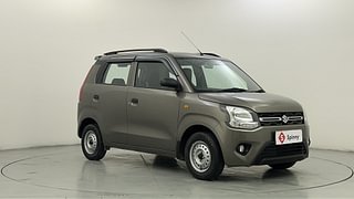 Used 2021 Maruti Suzuki Wagon R 1.0 [2019-2022] LXI CNG Petrol+cng Manual exterior RIGHT FRONT CORNER VIEW