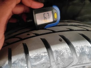 Used 2020 Hyundai Venue [2019-2021] SX 1.0 (O) Turbo Petrol Manual tyres LEFT FRONT TYRE TREAD VIEW
