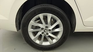 Used 2022 Skoda Slavia Ambition 1.0L TSI MT Petrol Manual tyres RIGHT REAR TYRE RIM VIEW